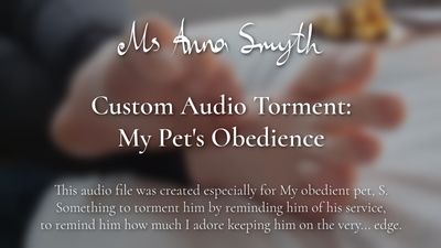 19188 - Custom Audio Torment: My Pet's Obedience