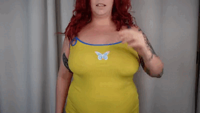 29998 - Magic Yellow Dress makes Deanna RAPIDLY GROW! POV Sex at end